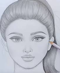 Collection of free ponytail drawing reference download on ui ex. How To Draw A Girl With Ponytail Hairstyle Pencil Drawing Step By Step