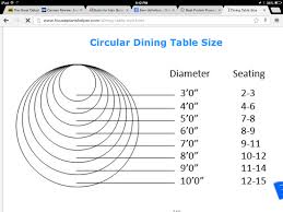Round Table Dining Table Sizes Circular Dining Table Round Dining Table