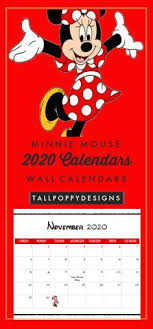 2020 Printable Minnie Mouse Landscape Calendar 2020 Wall Etsy Disney Calendar Classic Planner Minnie Mouse