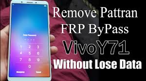 Vivo Y71 Vivo 1801 Pattren Unlock Hard Reset And Frp Unlock Solution Youtube
