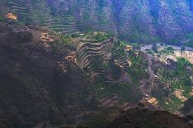 صوره من جبل حاشر فيفاء جارة القمر سحر الطبيعه Natural Landmarks Aerial City Photo