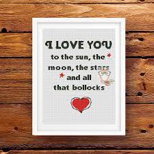 Check spelling or type a new query. Free Quote Cross Stitch Pattern I Love You