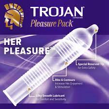 Let's buy Trojan Pleasure Variety Pack Lubricated Condoms - Count Online  Hot Sale