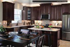 St Cecilia Light Granite Kitchens St Cecilia Granite On Dark With Regard To Sant Brown Kitchen Cabinets Backsplash With Dark Cabinets Cherry Cabinets Kitchen