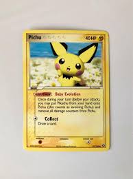 Spiky eared pichu m pokemon card movie promo nintendo japanese very rare f/s. Pichu Ex Emerald Card Nm Pokemon Tcg Toys Games Board Games Cards On Carousell