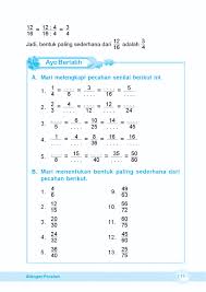 Jadi, lima pecahan yang senilai dengan 2/3 adalah 6/9, 8/12, 10/15, 12/18, dan 14/21. Kelas04 Ayo Belajar Matematika Burhan Ary By S Van Selagan Issuu