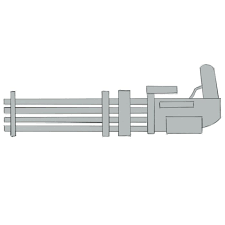 Gatling gun spray (10 rounds). How To Draw A Minigun Easy Drawing Tutorial For Kids