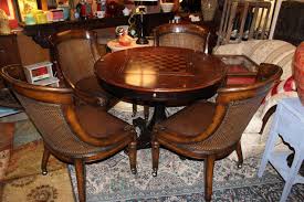 Luxury board games tables | theodore alexander javascript seems to be disabled in your browser. Lot Theodore Alexander Game Table With Four Chairs