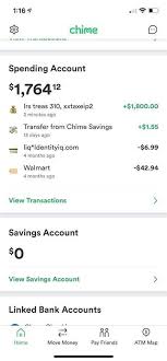 Chime Stimulus Check Direct Deposit Proof