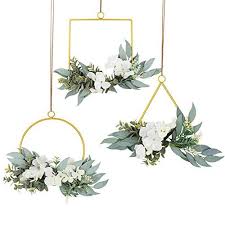 Top 10 Must See Metal Floral Wall Decor Sets Of 2020 Home Wall Art Decor In 2020 Floral Wall Decor Floral Hoops Artificial Hydrangea Flowers