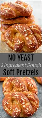 No Yeast 2 Ingredient Dough Soft Pretzels Recipe Soft Pretzels Gluten Free Soft Pretzels No Yeast Pretzel Recipe
