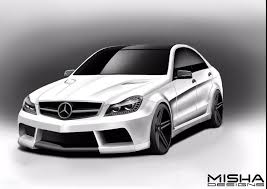 Misha Designs Previews Mercedes C Class Wide Body Kit Mercedes Cls C Class Wide Body Kits