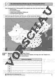 Verwaltungsgliederungder volksrepublik china provinzebene provinzen autonome regionen autonomes gebiet (china). Erdkundemappe China