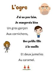 Comptines Et Chansons De La Quatrieme Periode Le Blog De Pontarlier Joliotcurie2 Psms Over Blog Com Comptines Chansons Comptines Comptine Ogre