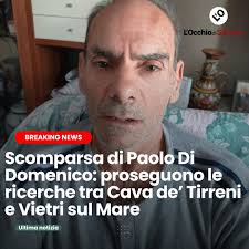 Continuano senza sosta le operazioni di ricerca del settantenne originario  di Cava de' Tirreni del quale si sono perse le tracce da sabato scorso: Paolo  Di Domenico è stato avvistato l'ultima volta