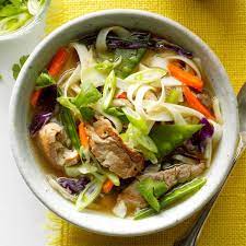 Asian Long Noodle Soup Recipe Soup Recipes Easy Soup Recipes Healthy Healthy Soup Recipes