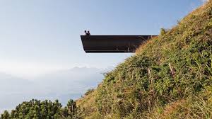 We consider this viewpoint of fundamental importance. Snohetta Cantilevers Viewpoint From Mountain Overlooking Innsbruck
