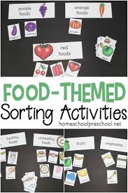 These fine motor activities are fun, engaging and super effective! Printable Preschool Food Theme Sorting Activities