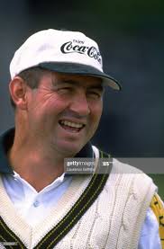 A portrait of Geoff Marsh, the Australian cricket coach, at a...