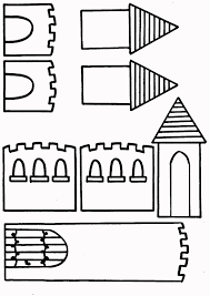 Kolaz Zamek Hrad Http Www Minimat Net Pagechateaux Html Ridders Prinsessen Kasteel Knutselen