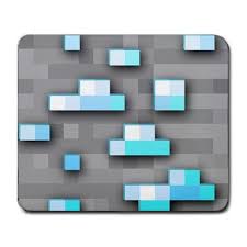 Tons of awesome diamond ore wallpapers to download for free. Minecraft 3d Games Diamond Ore Pixel Block Large Mousepad Mat Minecraft Wallpaper Minecraft Redstone Minecraft