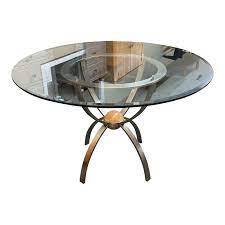 Ethan allen round end table image nesting end tables ethan allen, source: Ethan Allen Radius Round Glass Top Table Original Price 2 900 Design Plus Gallery