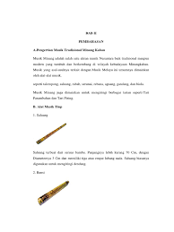 Alat musik saluang masih termasuk kategori jenis suling. Alat Musik Tradisional Minang Kabau