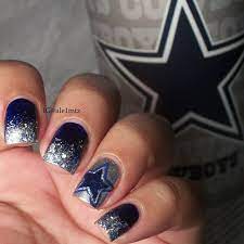 Dallas Cowboys Nail Art Nails Cowboy Nails Dallas Cowboys Nail Designs Dallas Cowboys Nails