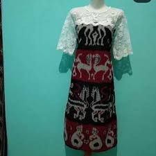 Kain brokat cantik menjual kain brokat semiprancis panel dengan kualitas grade a. Dress Naga Kombinasi Brokat Shopee Indonesia