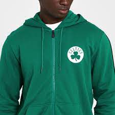 Order a range of official celtic mens hoodies, sweatshirts & jog pants at the official celtic fc online shop. Boston Celtics Hoodie In Grun Mit Paspelierung Und Reissverschluss New Era Cap