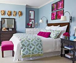 Black And Blue Bedroom Decorating Ideas Bedroom Calm Feminine Bedroom Pink Color Fuchsia Accents Soft Blue Walls Black Painted Furnitu Bedroom Decorating Tips Bedroom Color Schemes Bedroom Makeover