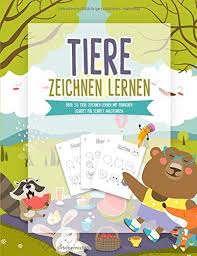 Um tiere zu zeichnen empfiehlt es sich genauso erst die grundelement vorzuzeichnen, diese zu verbinden und erst im letzten schritt die details einzufügen. Tieren Zeichnen Lernen Uber 50 Tiere Zeichnen Lernen Mit Einfachen Schritt Fur Schritt Anleitungen Tiere Malen Und Zeichnen Lernen Fur Kinder Kinderbuch Und Malbuch Fur Kinder Amazon De Leni Roser Bucher