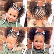 Tylica On Instagram She S The Cutest No Weave Added Naturalhairloves Na Braided Hairstyles Kids Hairstyles Girls African Hairstyles For Kids