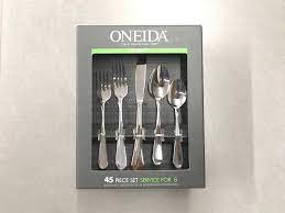 Skatiet 6 sociālās lapas, ieskaitot google un yelp, stundas, tālrunis, tīmekļa vietnes un sīkāku informāciju par šo biznesu. Oneida Flight 45 Piece Casual Flatware Set Service For 8 Stainless Steel Tv Home Appliances Kitchen Appliances Other Kitchen Appliances On Carousell