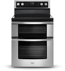 An electric oven range is powered entirely by electricity, and a gas range is usually powered by electricity while gas fuels the flame on the cooktop. Gas And Electric Kitchen Ranges Whirlpool