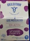 Leche Pasteurizada Deleitar Sin Lactosa