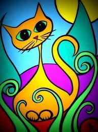 Macetas Pintadas Frida Kahlo Y Gatos Buscar Con Google Tuval Resimleri Soyut Sanat Sanatsal Resimler
