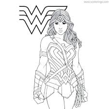 The advantage of transparent image is that it can be used efficiently. Animated Wonder Woman With Logo Coloring Pages Xcolorings Com