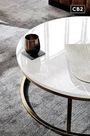 Does the table have a wood finish? Smart Round Marble Brass Coffee Table Reviews Cb2 Coffee Table Brass Coffee Table Table