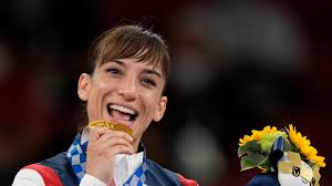 Spain's Golden Oldie Sandra Sanchez Jaime Wins Karate's Historic 1st  Olympic Gold