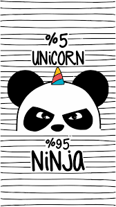 Une fermeture éclair sur le devant mène à une adorable capuche avec des oreilles tombantes et un visage de licorne kawaii, ainsi qu'une corne assortie. Panda Unicorn Panda Dessin Dessin Licorne Fond D Ecran Telephone