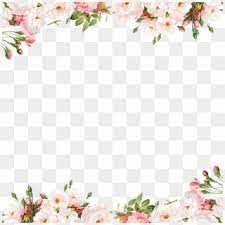 White petaled flowers flower chinese painting floral design art. Pink Border Png Transparent For Free Download Pngfind