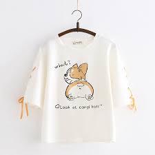 Check out our shiba inu card selection for the very best in unique or custom, handmade pieces from our birthday cards shops. Lolita Girls T Shirt Shiba Inu Kawaii Doge Funny Short Sleeve Shirts Female Student Bandage Lace Creative Sleeve Tops Tee Buy At The Price Of 15 98 In Aliexpress Com Imall Com