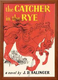 Catcher in the rye book cover. Book Cover Of The Catcher In The Rye By J D Salinger First Edition Framed Print Wall Art Walmart Com Walmart Com