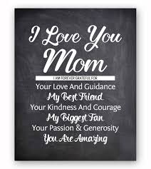 Birthday Gift Ideas For Mom From Son Amazon Amazon Com Beautiful Gifts For Mom I Love You Mom Mother S Day Gift The Perfect Gift For Mother I Love You Mom Birthday Presents For Mom Mom Wedding Gift