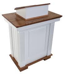 The 822w Colonial White Pulpit Offers A Subtle Beauty With Delicate Embellishments Intricate Detailing Includes A Church Furniture Church Pulpit Furniture