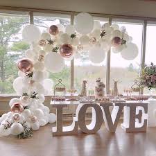 White Balloon Garland Kit Gold Ballon Blanc Balloon Arch Etsy In 2020 Wedding Balloon Decorations Wedding Balloons White Balloons Wedding