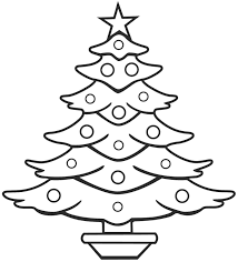 On some pictures, trees are left blank so kids can decorate one them. Christmas Tree Coloring Page Printables Coloring Pages For All Ages Coloring Library
