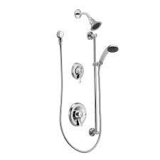 Bathtubs bath sink faucets home depot tub valve home depot. Moen Commercial 1 Handle Shower Faucet With Diverter In Chrome 8342 The Home Depot Moen Shower System Shower Systems Tub And Shower Faucets