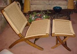 Danish Cord Weave A Cane Wood And Wicker Fixer In 2020 Danish Cord Woven Rattan Chairs Folding Chair